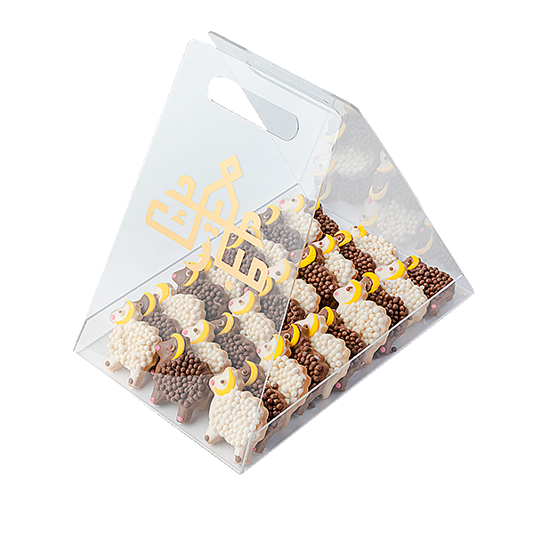 Sheep-Shaped Cookies Tray