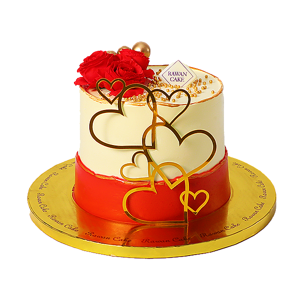 Valentine cake 4